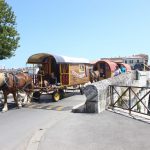 I carri del Cirque BIdon sul ponte di Tiberio